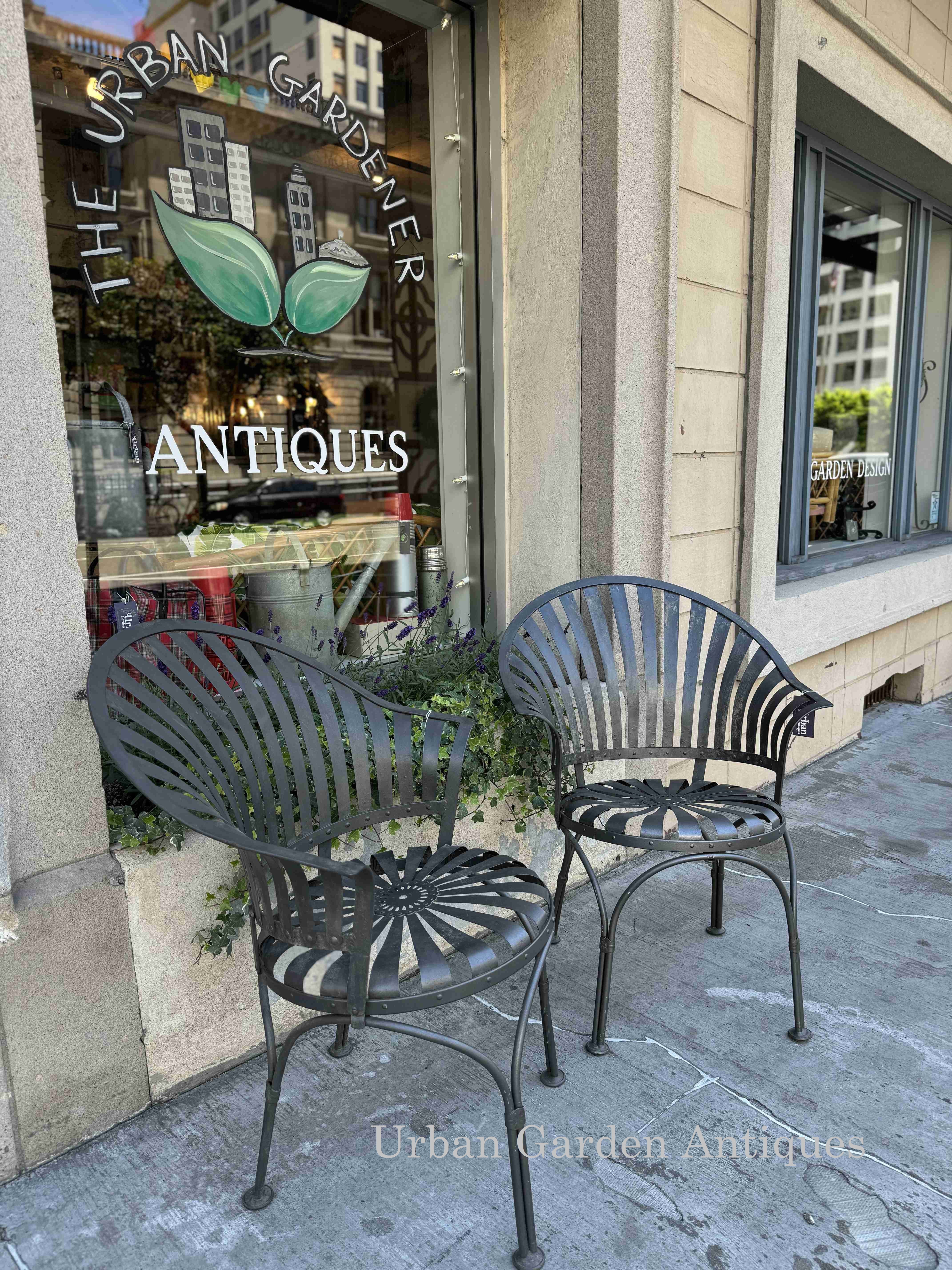 Francois Carre Sunburst Captain's Chairs | The Urban Gardener