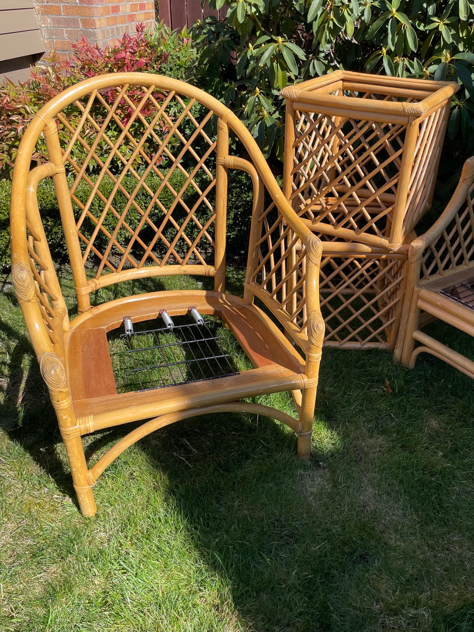 Dining Chairs Outdoor Furniture Wicker Rattan Furniture Set The